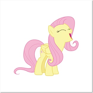 Fluttershy nuzzle Posters and Art